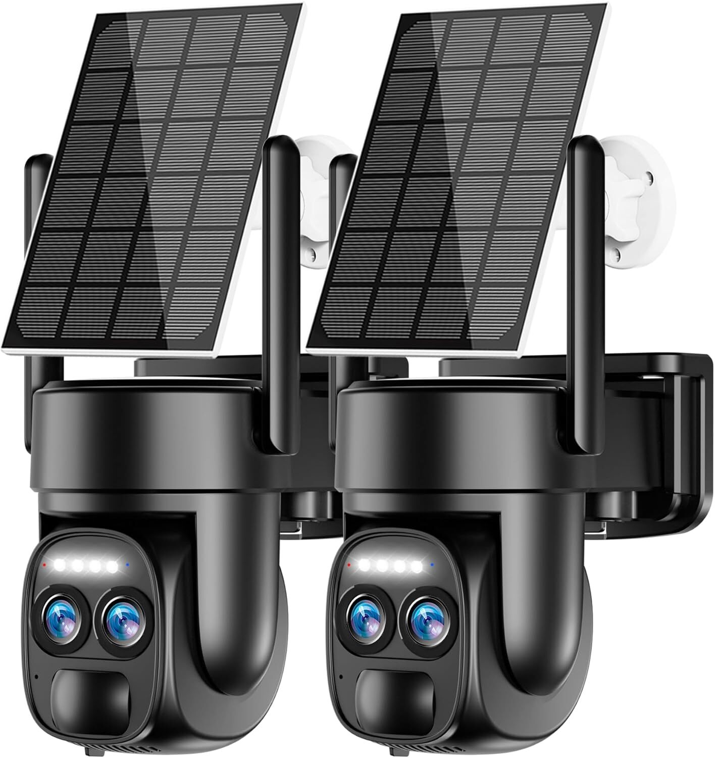 Uniter 4K Solar Security Camera Wireless Outdoor, 8MP 2.4GHz WiFi PTZ Camera...