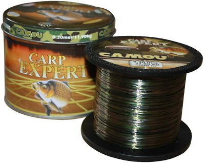 2,30 /100m CARP EXPERT CAMOU 1000m Monofile Angelschnur Karpfenschnur Mono