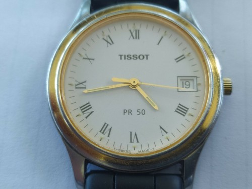 TISSOT PR 50 J172/272K Quartz Sapphire WR 50m. Vintage Swiss Mens Watch  80s. | eBay