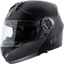 TORC - TB27 Modular Motorcycle Helmet w/ Bluetooth Flat Black  Large  TT27B15:24