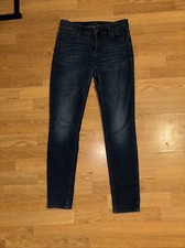 White House Black Market Size 2 The Skinny Ankle Jeans Stretch Dark Wash