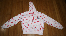 Hello Kitty by Sanrio Full Zip Hoodie Sweater Size Large