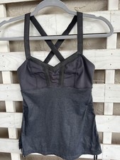 Lululemon Women's Heather Grey Strappy Tank Top Size 6.
