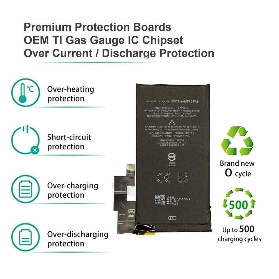 Google Pixel 3 XL Battery, SNSOU 4800mAh Li-Polymer Replacement Battery For HTC Google Pixel 3 XL G013C With Repair Replacement Kit Tools - Foto 5