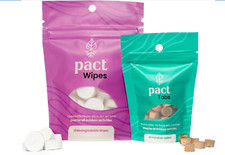 PACT Outdoors Wipes and Tabs Refills Outdoors Bathroom Kit Biodegradable