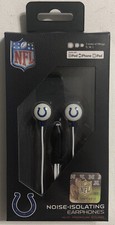 New NFL Noise-Isolating Earphones Indianapolis Colts iPod iPhone iPad 