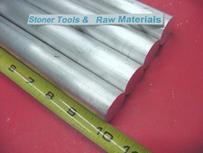 4 Pieces 1-1/8" ALUMINUM 6061 ROUND BAR 10" long Solid T651 Extruded Lathe Stock