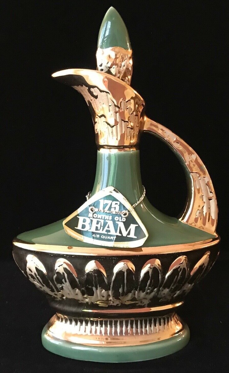 Vintage Ceramic Jim Beam Aladdin Lamp Whiskey Decanter EMPTY 1967