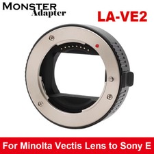 Monster Adapter LA-VE2 AF Lens Adapter For Minolta Vectis Lens to Sony E Cameras
