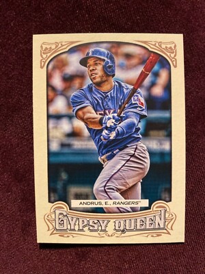 2014 Topps Gypsy Queen #21 Rangers Elvis Andrus Baseball Card