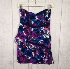 Kimchi Blue Floral Strapless Dress Size Small