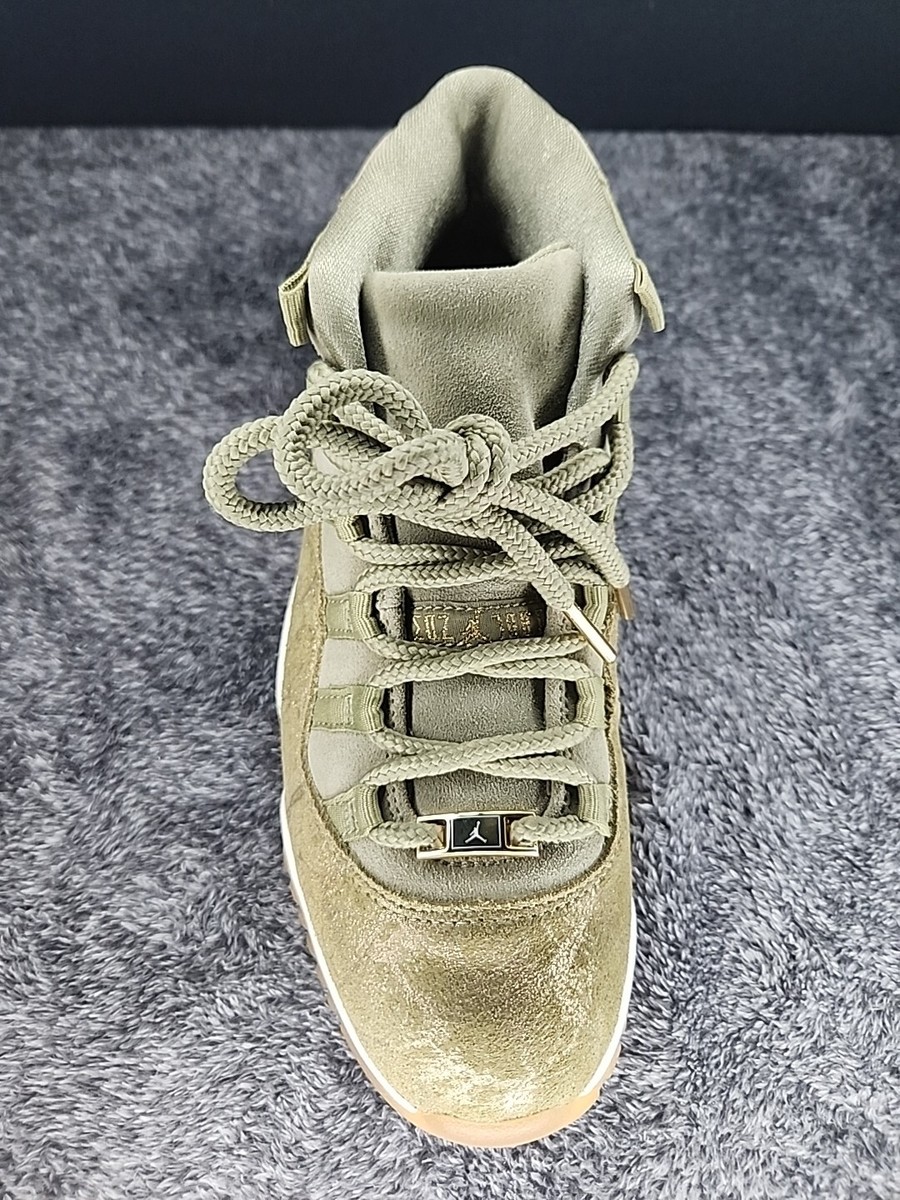 Nike Air Jordan 11 Retro Gold Lux Olive Green (AR0715-200  display picture 1
