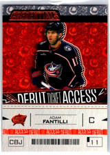 Adam Fantilli 2023-24 UD Credentials Debut Ticket Access /249 #200