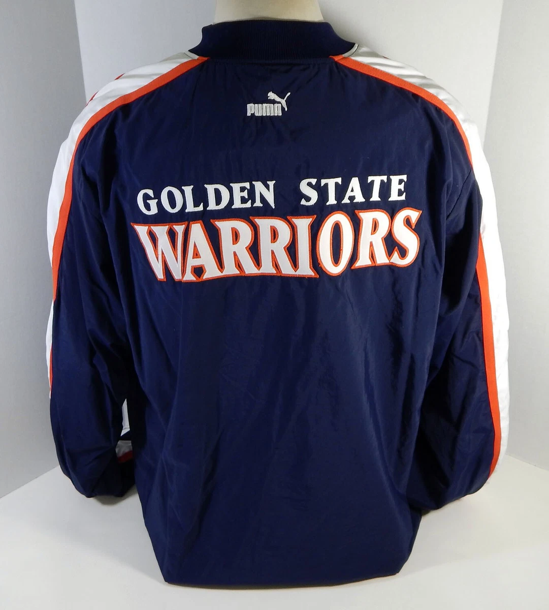 Warriors warm cheap up jacket