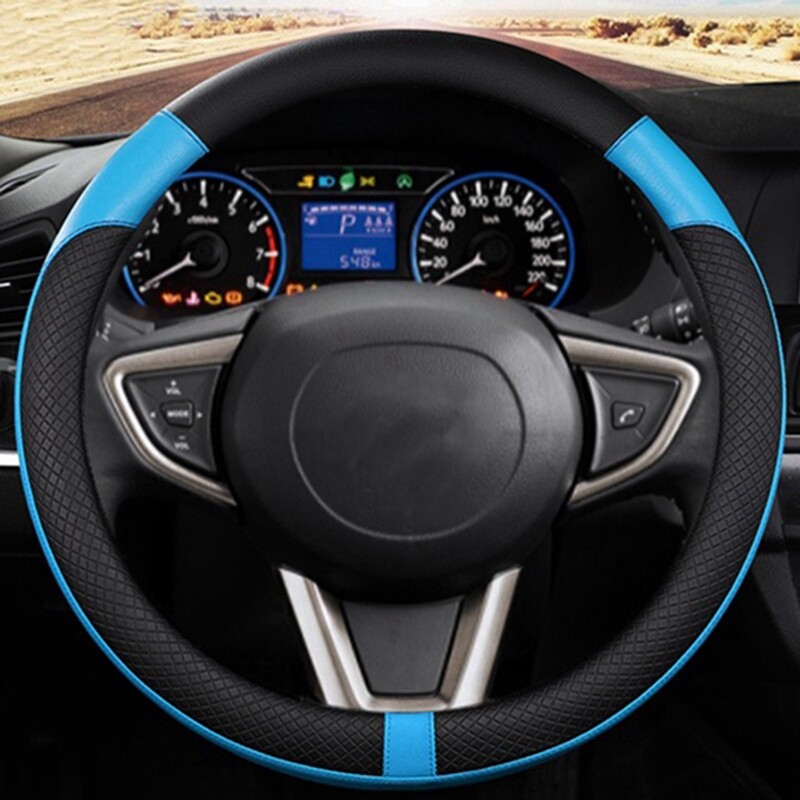 SEG Direct Black And Beige Microfiber Leather Auto Car Steering Wheel Cover Universal 15 Inch : Buy Online At Best Price In KSA - Souq Is Now