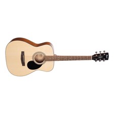 Cort - Concert Acoustic Guitar - Mahogany [af510-op] Open Pore Concert Size