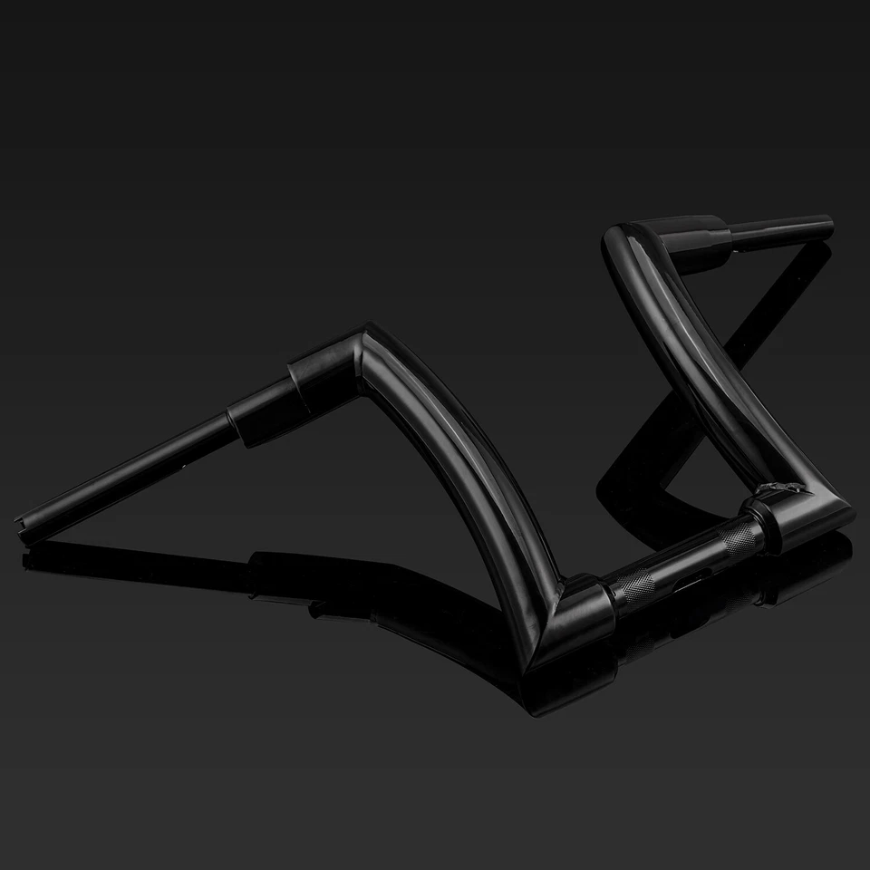 12'' DNA MONSTER APE HANDLEBARS FAT BAR 2" FOR HARLEY BREAKOUT CVO SOFTAIL BLACK Foto 2 de 4