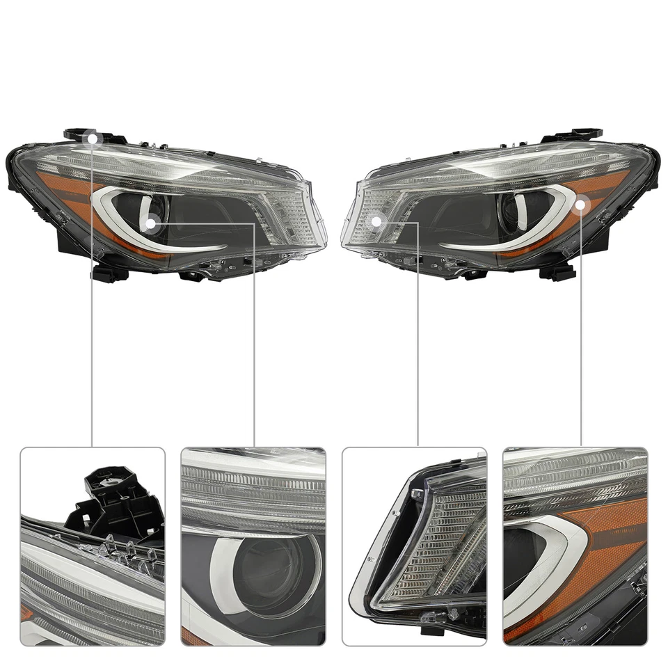 Xenon/HID Headlight For 2014-2016 Mercedes-Benz CLA200 CLA250 Headlamp (L/R) Opt - Изображение 4 из 4