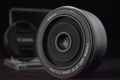 [US Duty Paid] Canon EF-M 22mm f/2 STM Lens for EOS M EF-M Mount Silver 9446