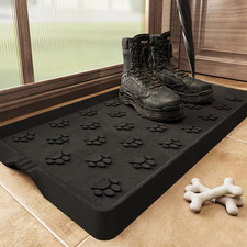 Paw Pattern Boot Tray for Entryway Waterproof Rubber Mats for Dogs Multipurpose