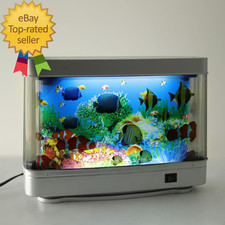 Artificial Tropical Fish Decorative Moving Aquarium Lamp Virtual Ocean Motion Ki