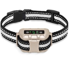 Bark Collar No Bark Collar Rechargeable Anti bark Collar with Adjustable Sens...