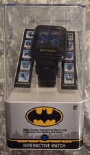 Image of Batman Interactive Kids Smart Watch iTime Black 41mm DC Comics Games Camera