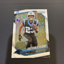 2025 Panini Prizm TREVOR ETIENNE White Disco Prizm RC #345 Panthers 