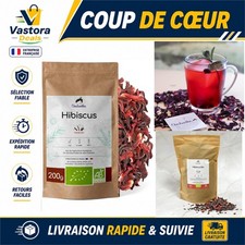 Fleurs d'Hibiscus BIO séchées 200g - Chabiothé - Infusion Bissap Karkadé