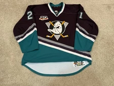 Anaheim Ducks 20th Anniversary MIC Edge 2.0 Game Worn Used Jersey Palmieri 56