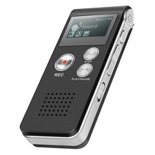 8GB Digital Voice Recorder Mini Audio Recorder MP3 Player Dictaphone
