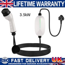 Electric Vehicle Car Fast Charger UK Plug EV Charging Cable Type 2 UK Plug 3 Pin