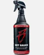 Hot Sauce Premium Hard Water Spot Remover w/High-Gloss Wax Sealants 32 oz.
