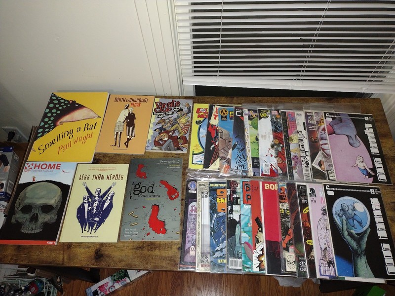 6 Indie Graphic Novel/ 24 Comic Book Lot-All Good condition-Vertigo, Image, SLG