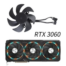 4pin DC12V GPU Fan for 3060 8G 12G Graphics Card Cooling Efficient Air