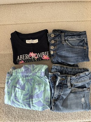Girls Denim Shorts ,Jeans,blouse and Old Navy Romper in size 8 & 10