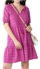 Sonoma Tiered Dress Pink. Boho. Peasant. Hippie. Size XS.