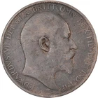 [#639216] Great Britain, Edward VII, Penny, 1905, Bronze, VF, KM:794.2