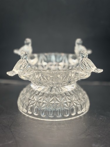 Hofbauer Byrd Crystal Bird Bath 3.5x5.5 Bird Lead Crystal