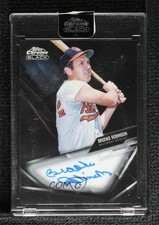 2021 Topps Chrome Black Chrome Black Brooks Robinson #CBA-BR Auto HOF 0l2