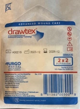 Drawtex 2”x2” Conductive Wound dressing with LevaFiber Reorder# 00300 Lot Of 10