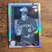 Topps 2025 Chrome Update Series Drew Avans Brewers #USC47 Baseball Card RC