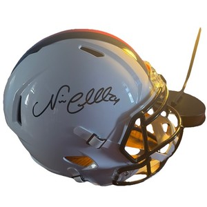 Nick Chubb Autographed Cleveland Browns Replica Helmet JSA Authenticated