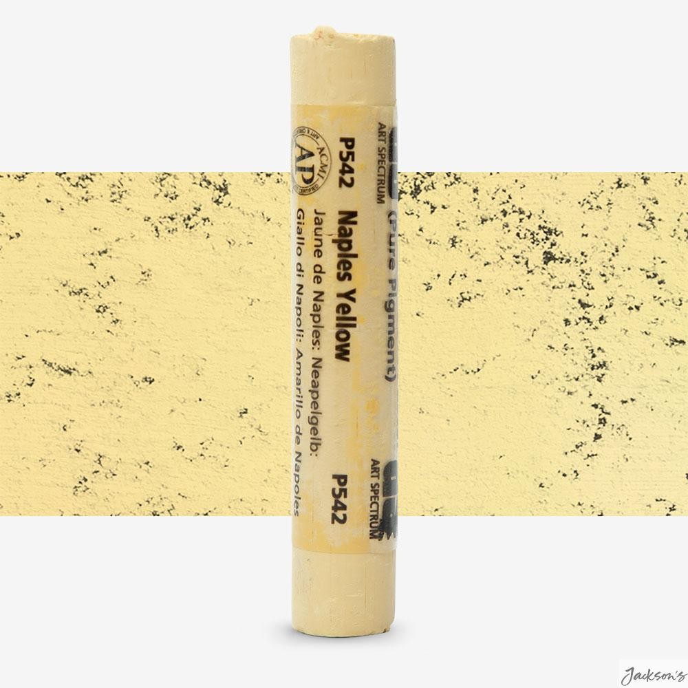 Art Spectrum Soft Pastel Stick Pure Pigment 70x12mm Naples Yellow 542P