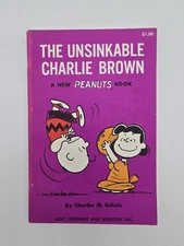 The Unsinkable Charlie Brown by Charles M. Schulz~1st Ed, 1st Printing~Paperback