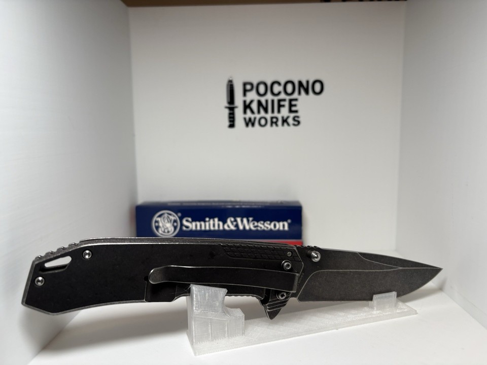 Smith & Wesson SW609-W Tactical Folding Knife — Stonewashed Blade | eBay
