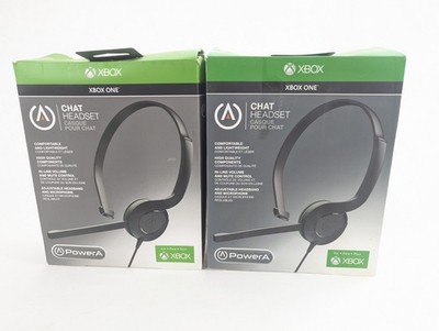 Pack of 2 X PowerA Chat Headsets for Xbox One -Black