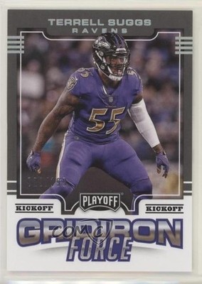 2017 Panini Playoff Gridiron Force Kickoff /199 Terrell Suggs #12 0a3