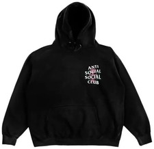 Anti Social Social Club Sadboyz Clave Ali Hoodie L Black NWT   Authentic