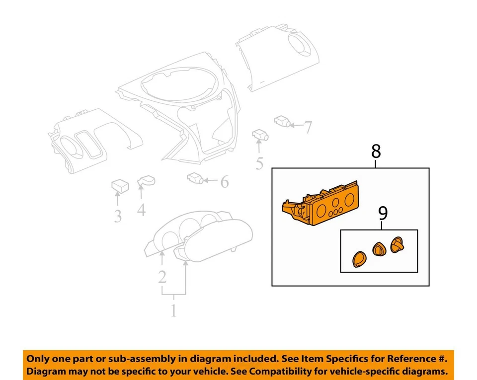 2006-2007 Saturn Ion Ac Heater Climate Control 15208640 Q2Y17 - Image 3 of 4